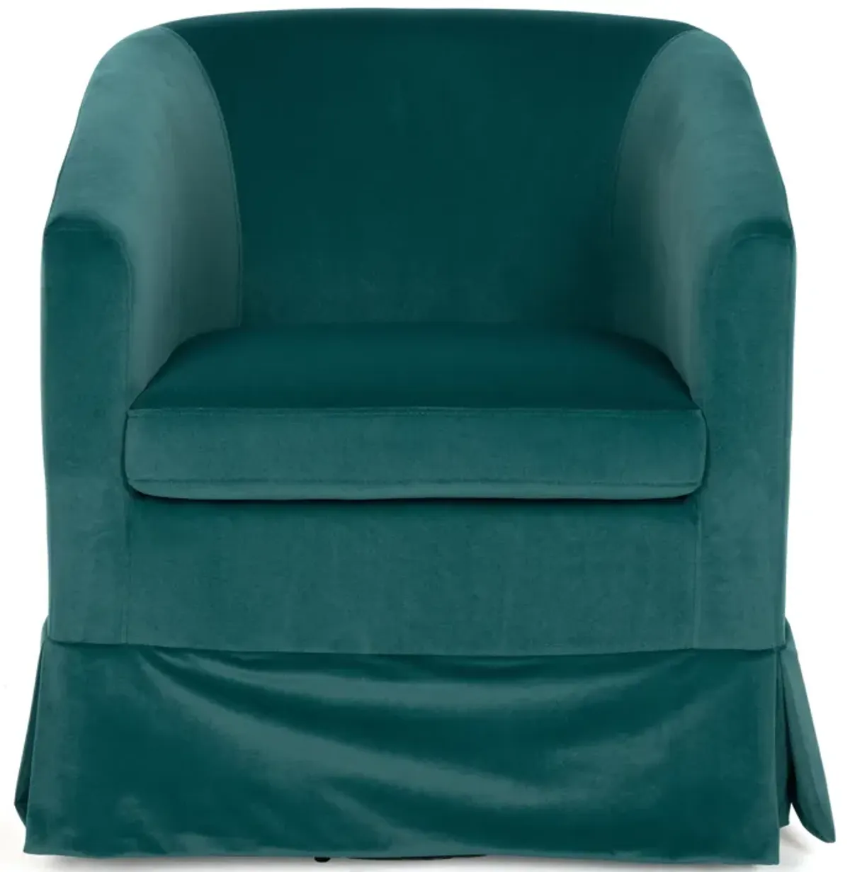 Gewnee Swivel Chair Rotation Flannelette Fabric, Gray