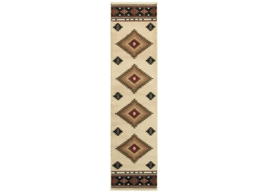 Hudson 1'10" x 7'6" Beige Rug