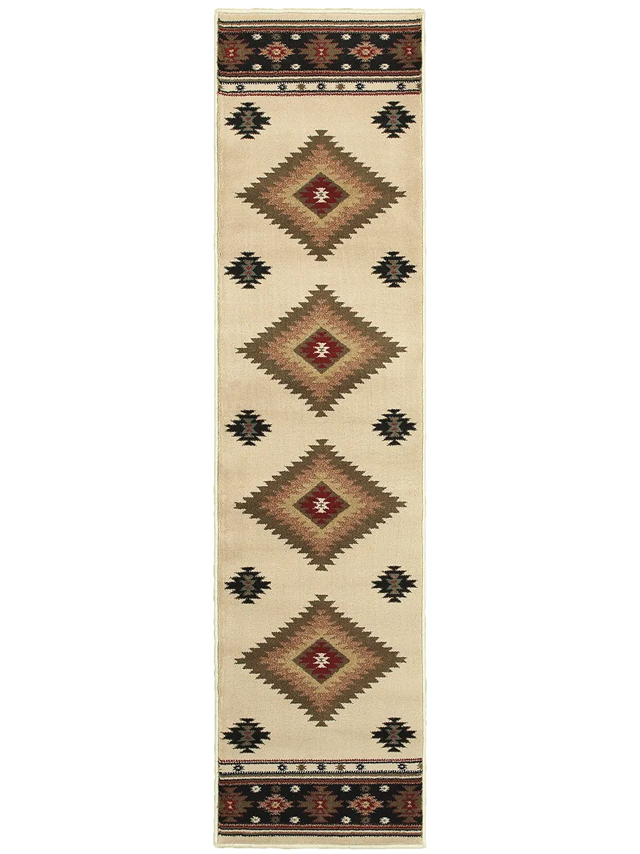 Hudson 1'10" x 7'6" Beige Rug