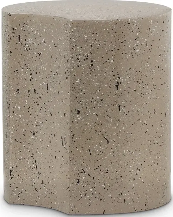 Meridian Furniture Dimple Taupe End Table