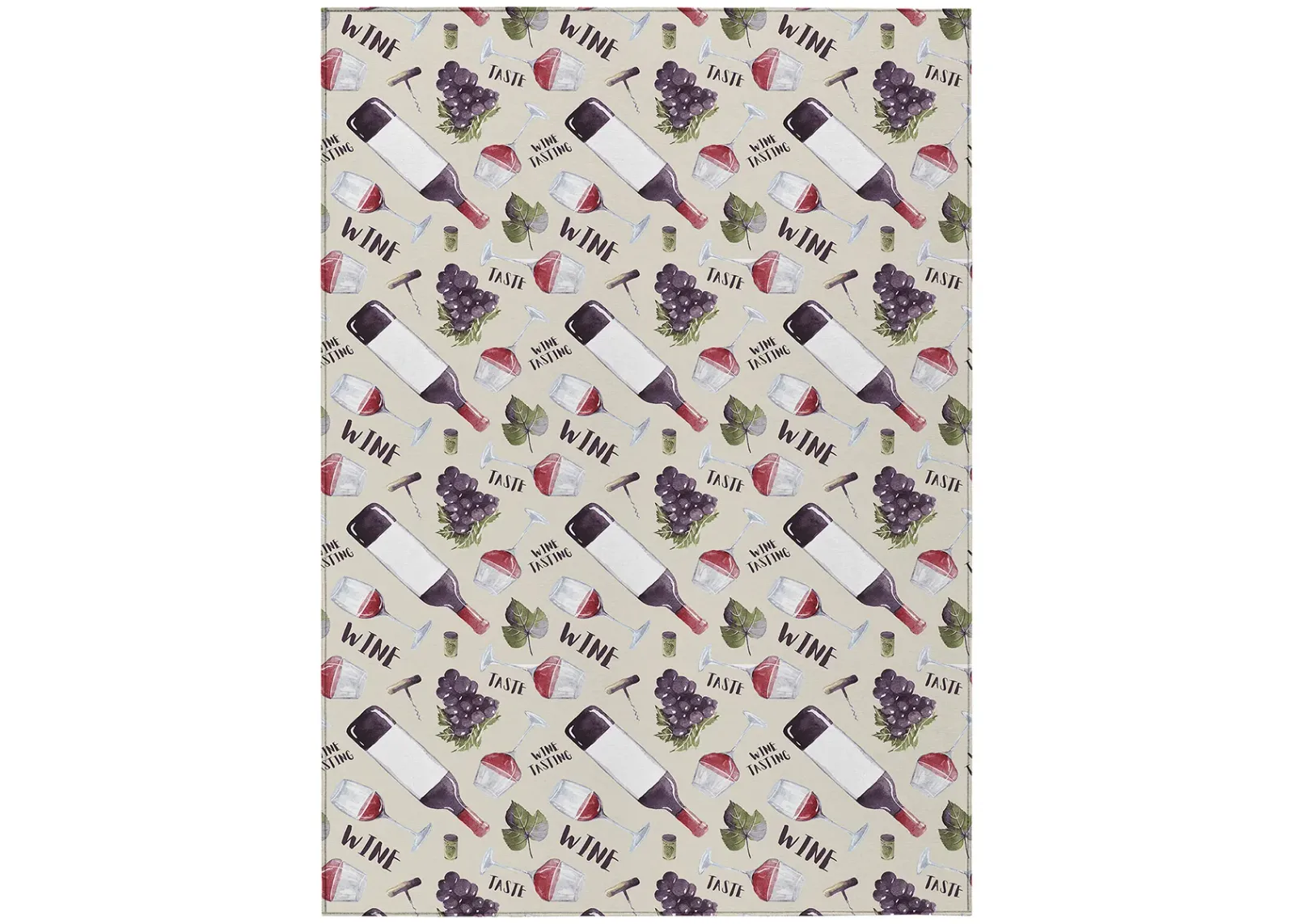 Kendall KE14 Putty 5' x 7'6" Rug