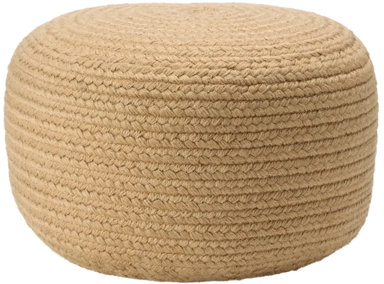 Saba Solar Pouf in Warm Sand