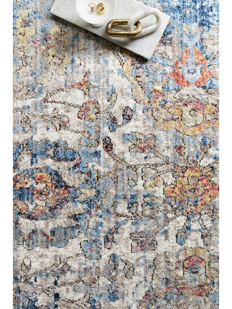 Medusa MED04 Blue/Multi 3'11" x 5'7" Rug