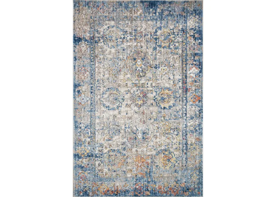 Medusa MED04 Blue/Multi 3'11" x 5'7" Rug