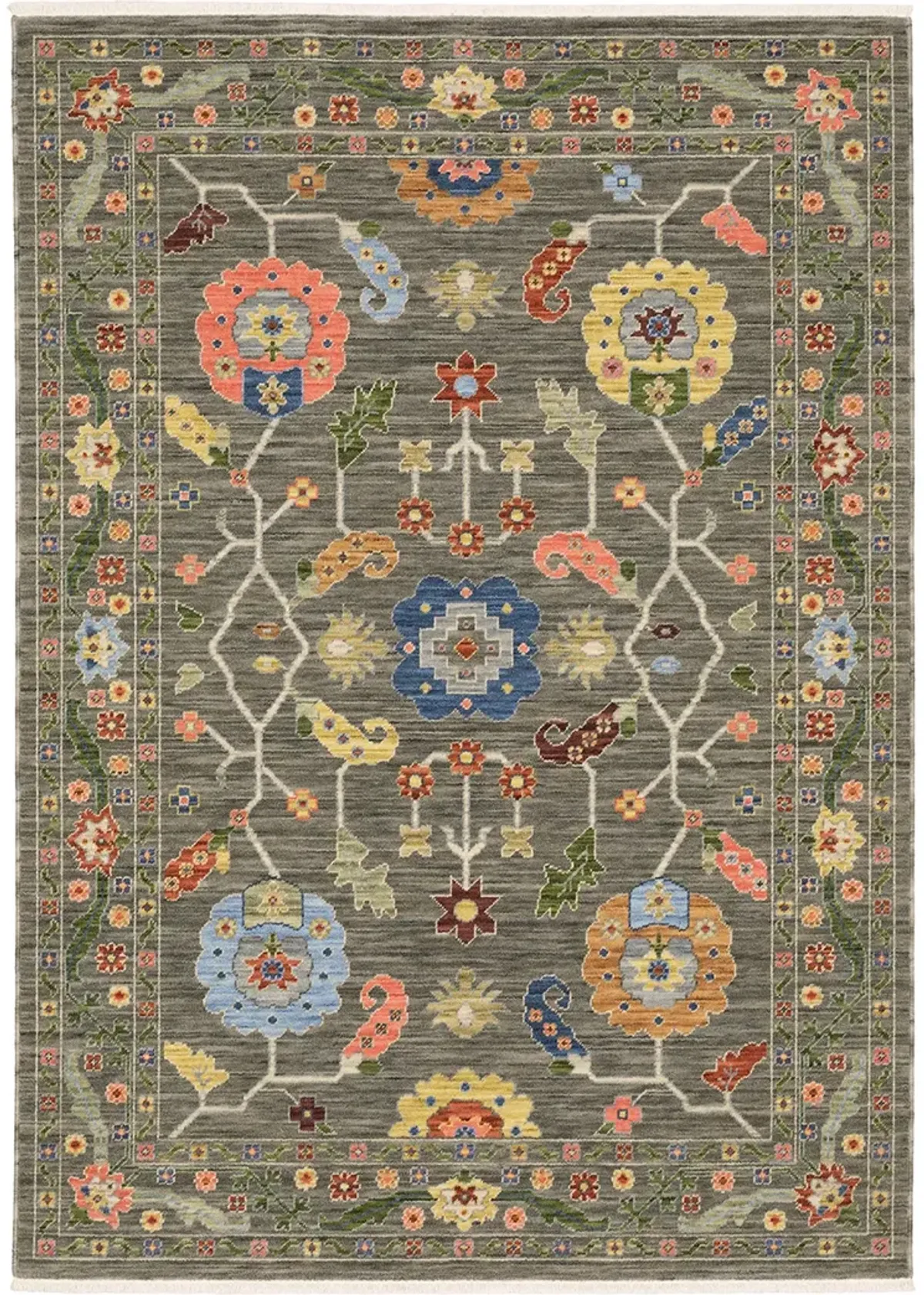 Lucca 9'10" x 12'10" Grey Rug