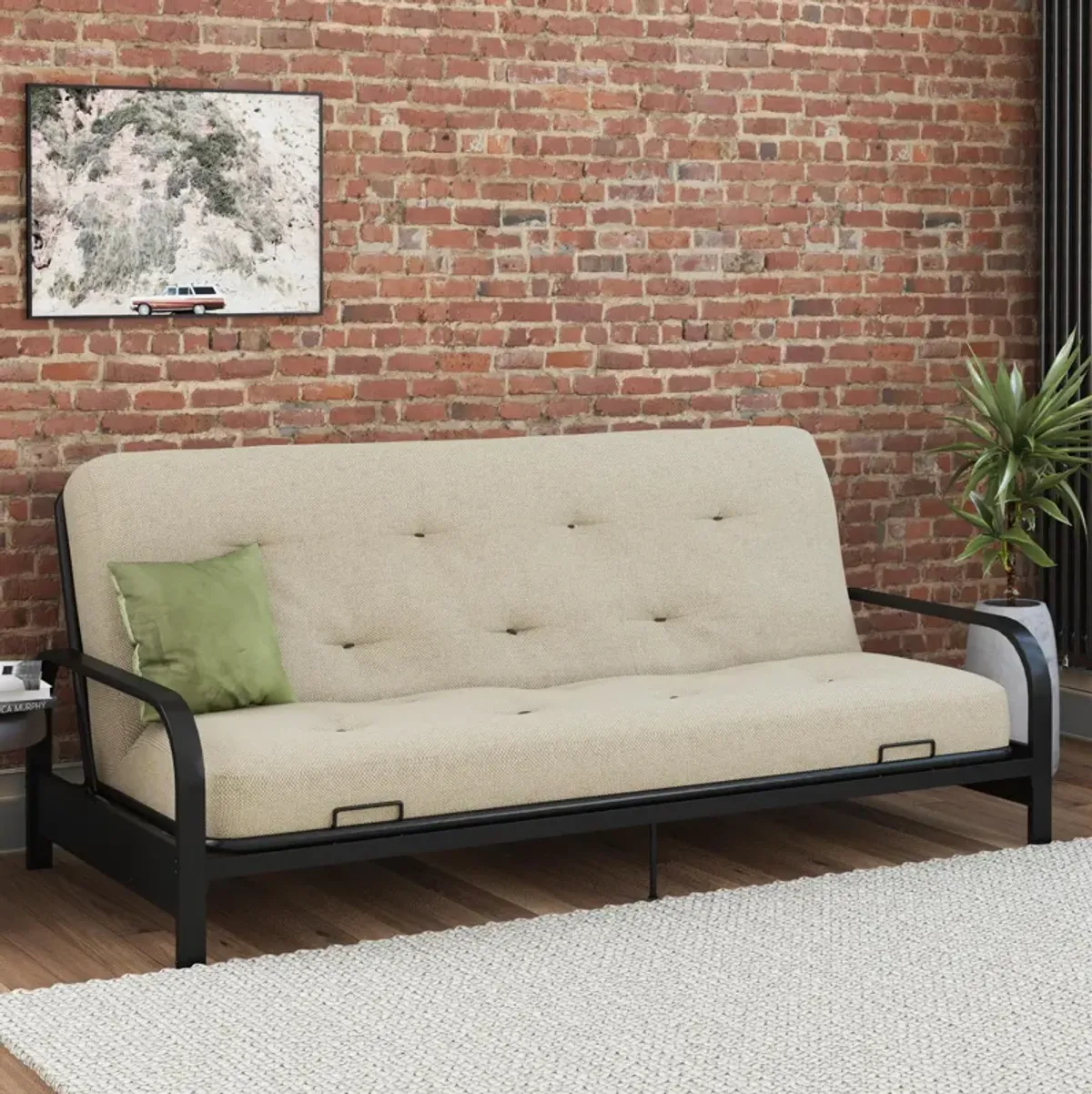 REALROOMS Cozey 8-Inch Pocket Spring Coil Futon Mattress