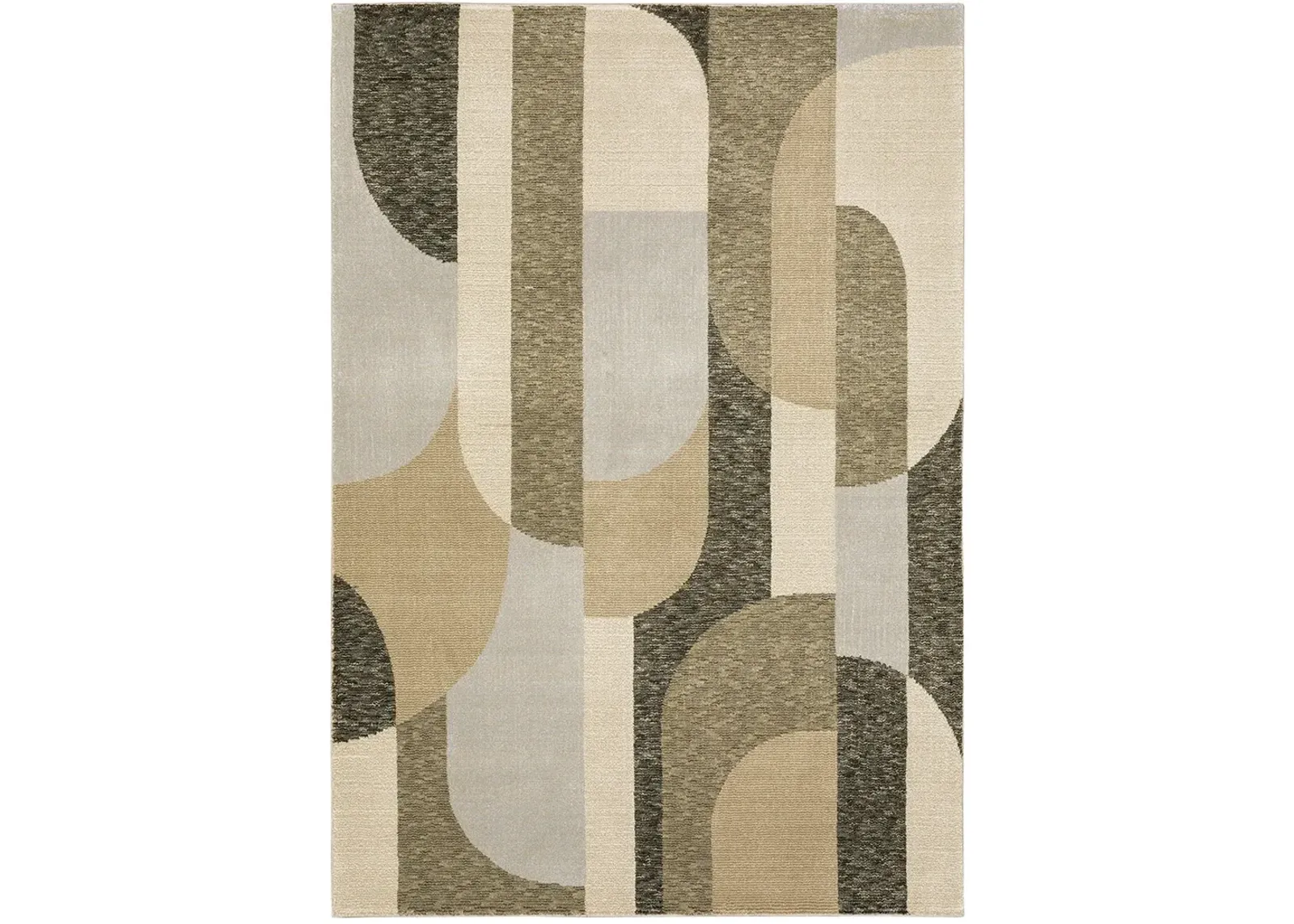 Strada 8'6" x 11'7" Brown Rug