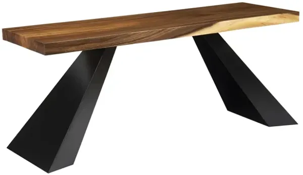 Tapered Wood Console