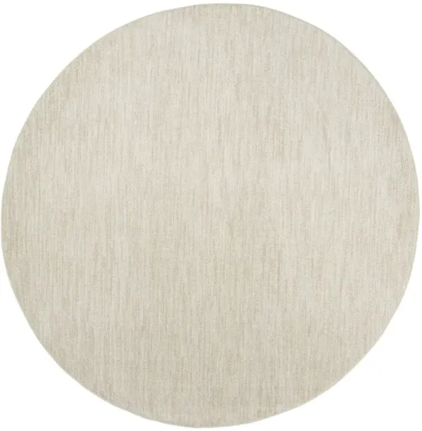 Nourison Essentials NRE01 Ivory/Beige 10' x Round Rug