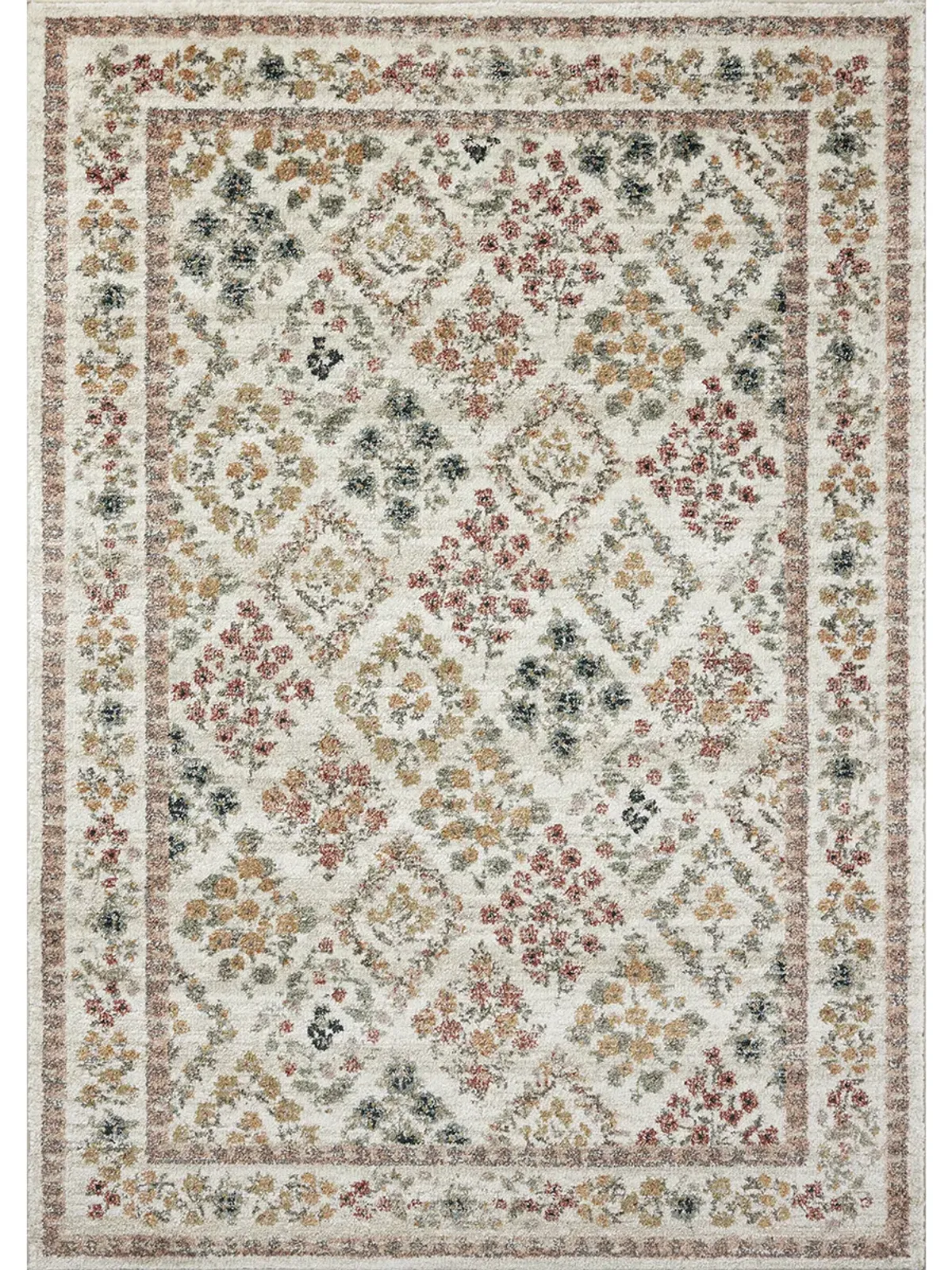 Laurel LAU-04 Cream 2''8" x 10' Rug by Rifle Paper Co.