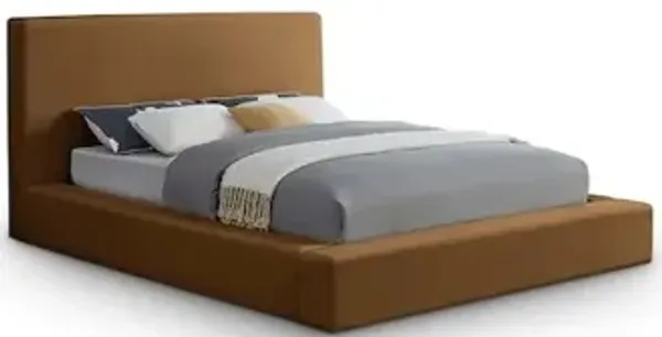 Meridian Furniture Dorian Saddle Velvet Full Bed