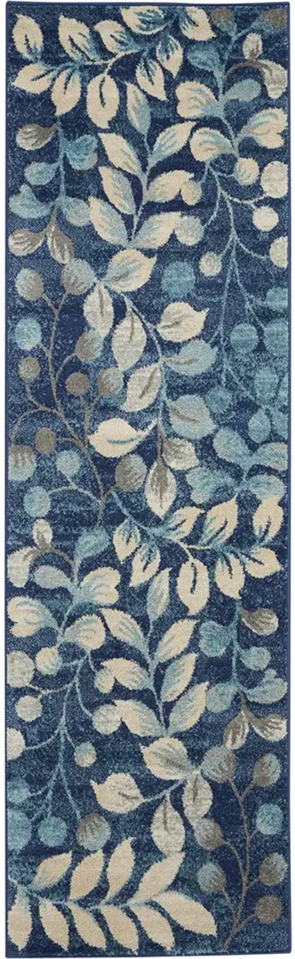 Tranquil TRA03 Navy 2' X 4' Rug