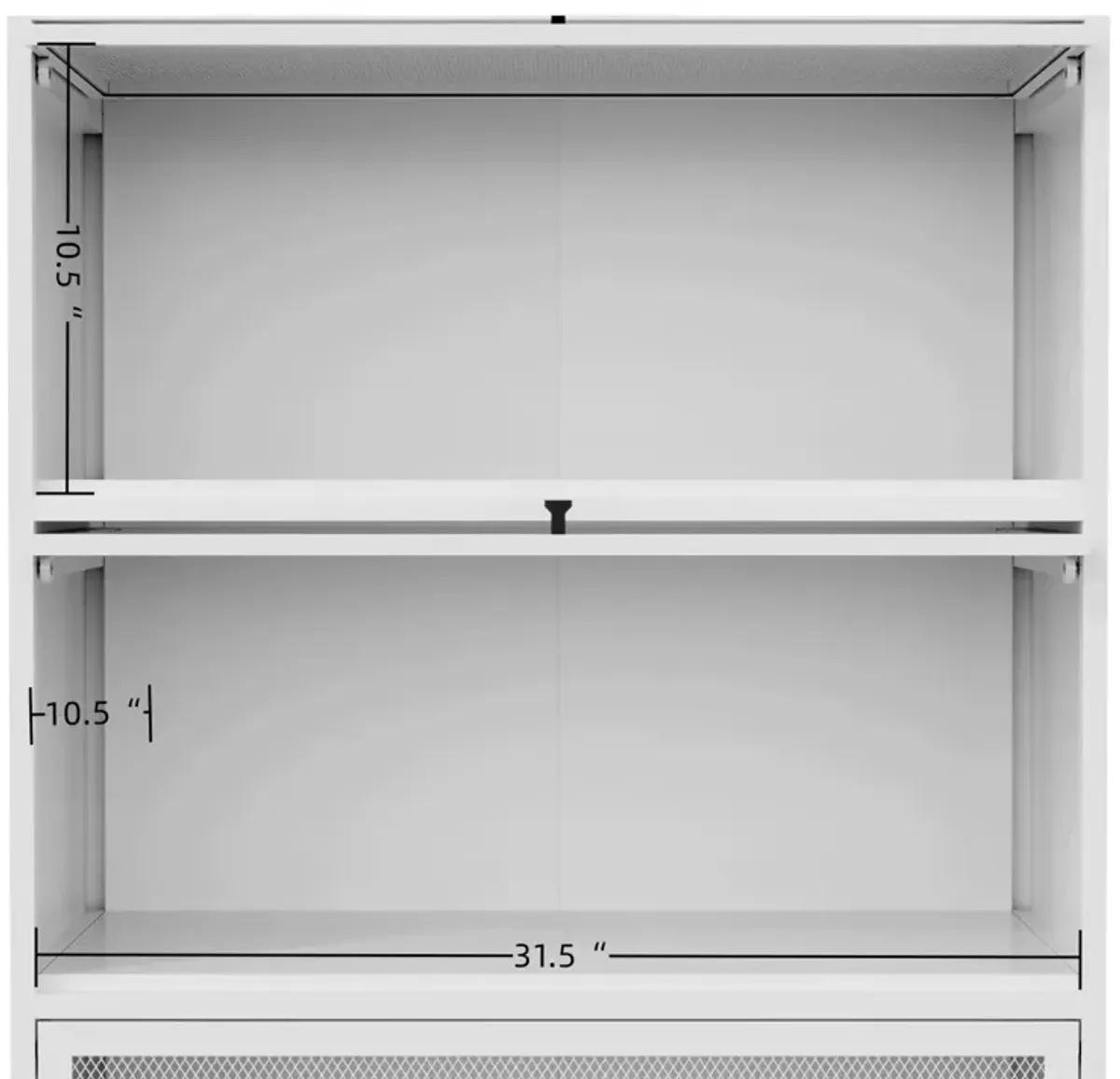 Sturdy, Folding, 3-Tier Buffet Cabinet