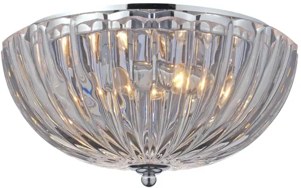 Crystal Flushmounts 12'' Wide 2-Light Flush Mount