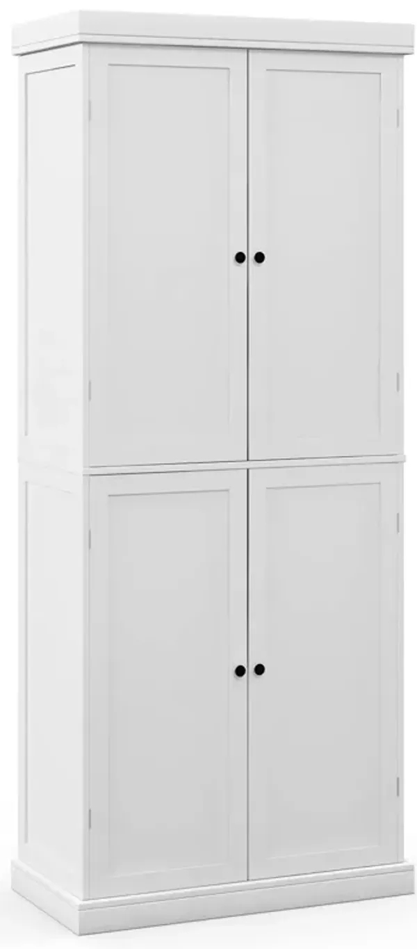 72.5" Tall Buffet Cabinet with 6-Tier Shelves and 4 Doors