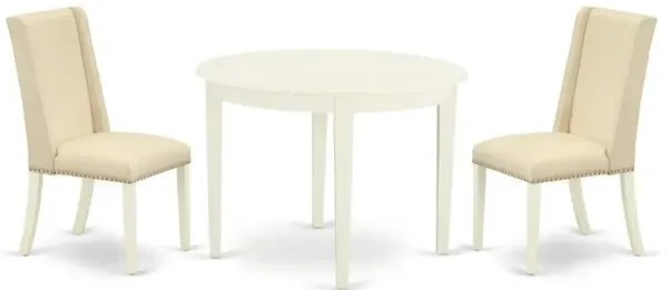 Dining Room Set Linen White