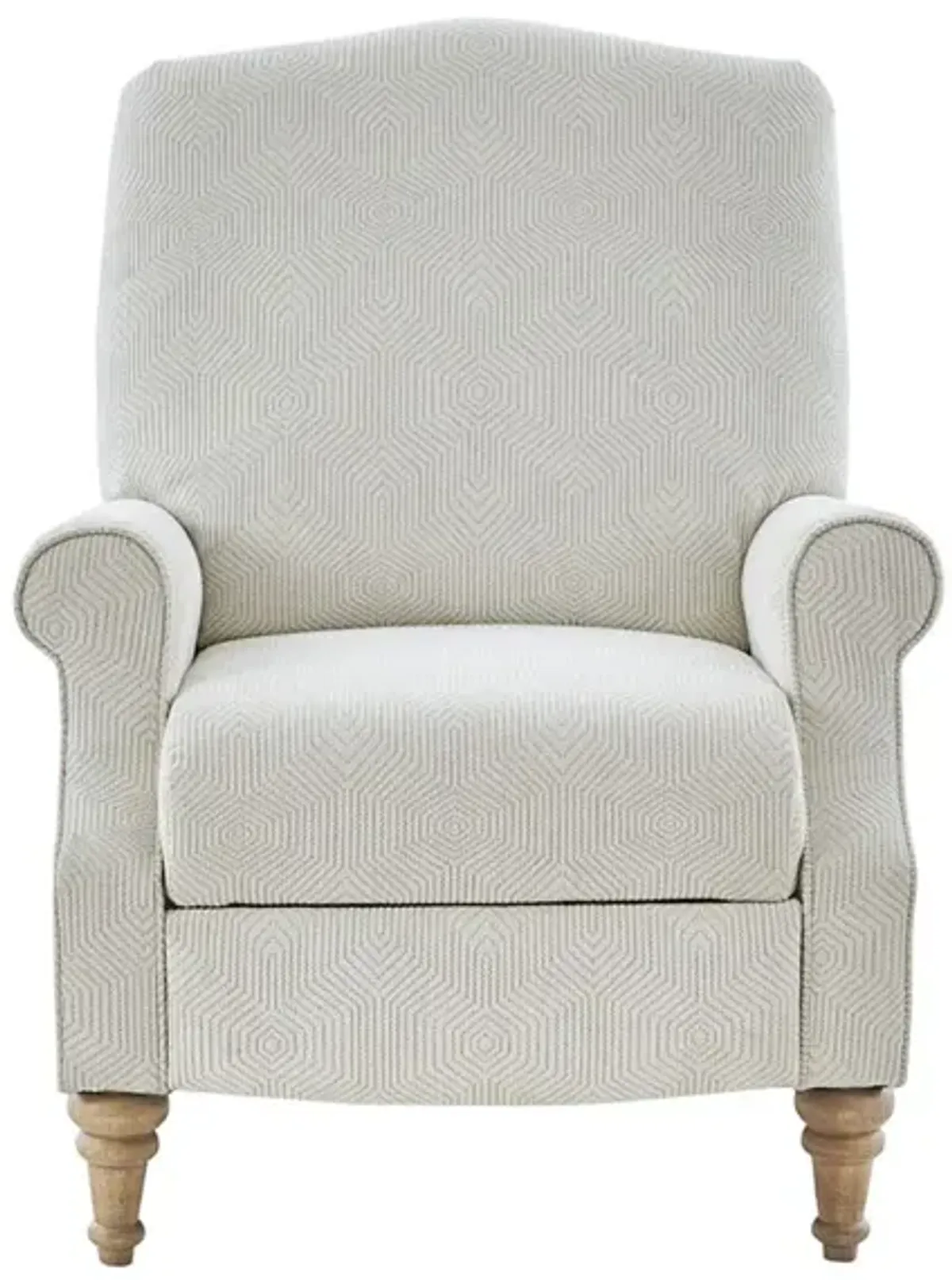 Gracie Mills Ashlyn Traditional Tonal Jacquard Push Back Recliner