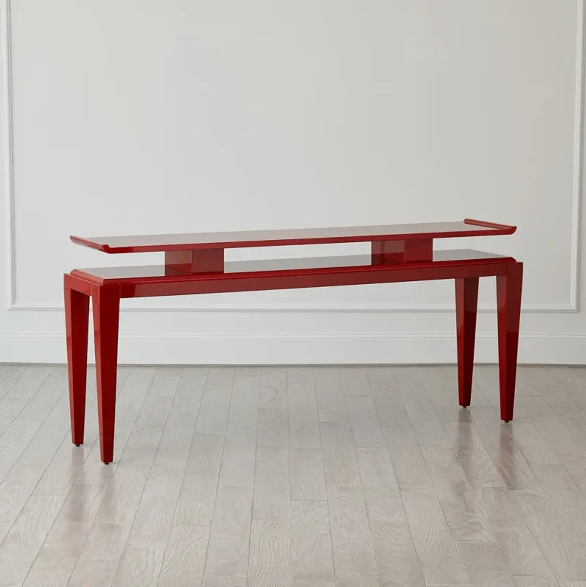 Poise Console Table- Red