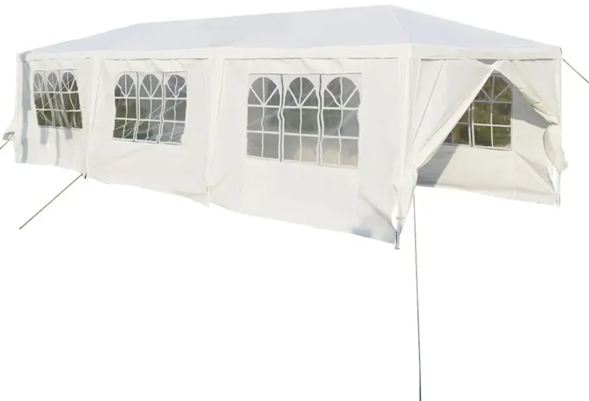 30 x 10 ft Outdoor Party Canopy Tent with 8 Walls