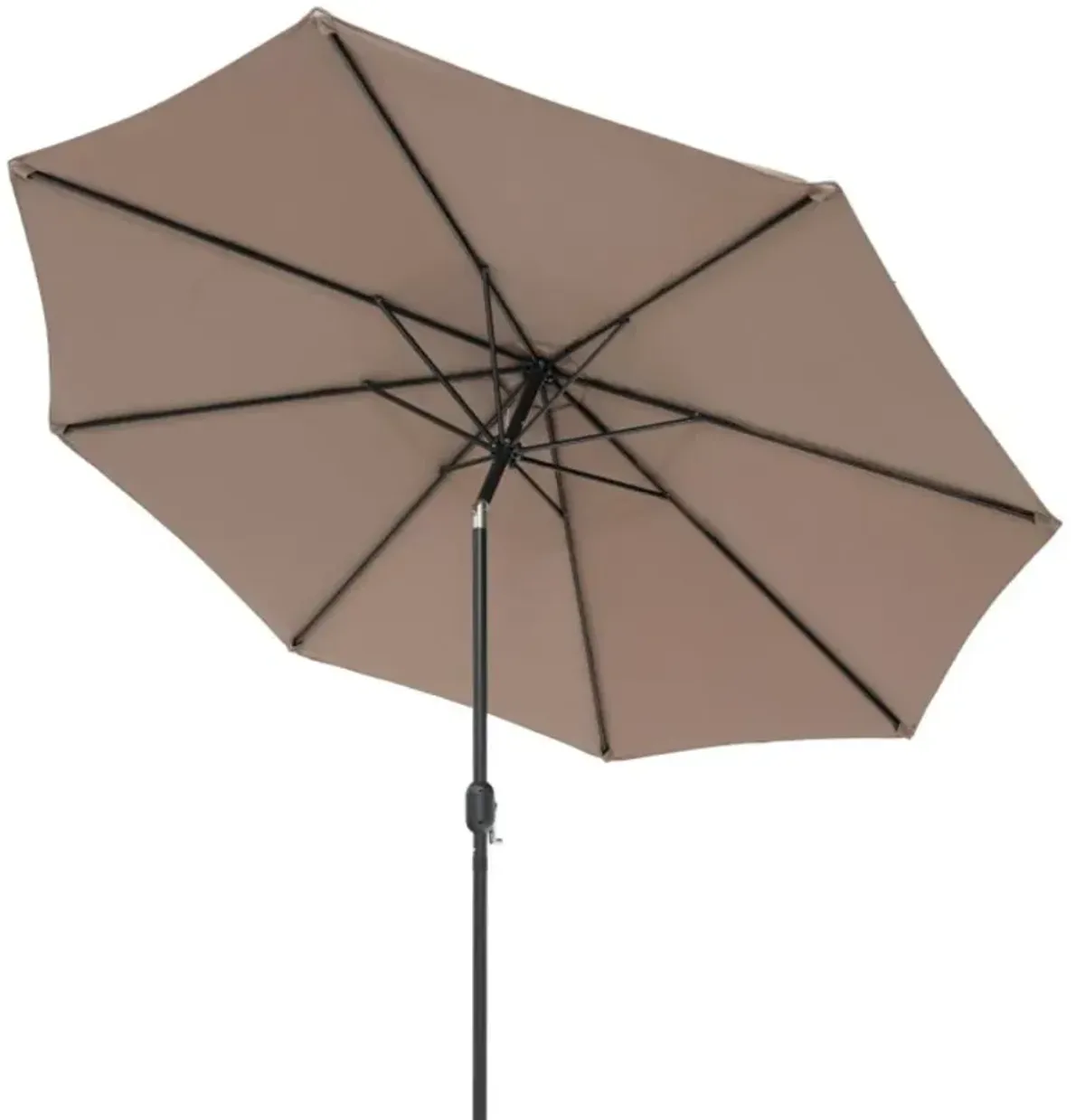 Hivvago 10 Feet Outdoor Patio Umbrella with Tilt Adjustment and Crank