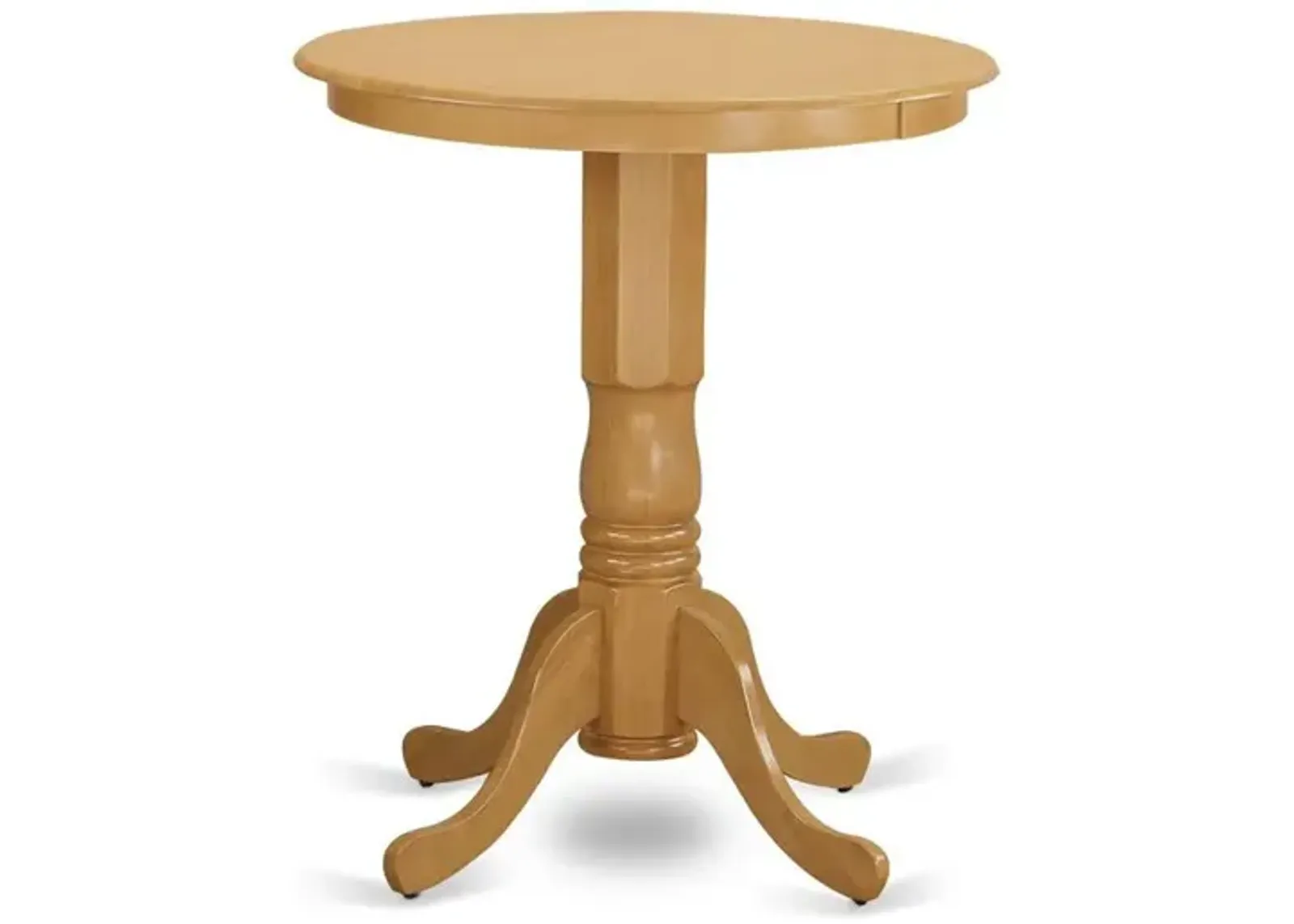 East West Furniture Eden  round  counter  height  table  finished  in  oak