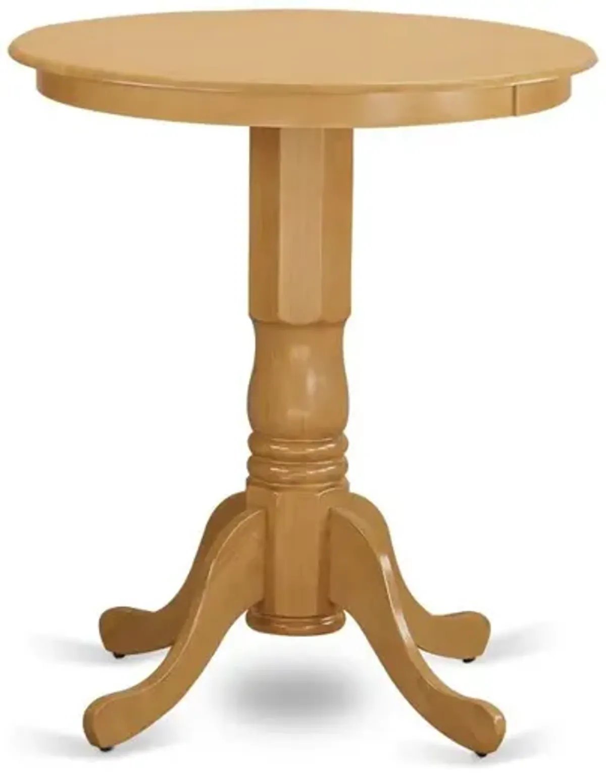 East West Furniture Eden  round  counter  height  table  finished  in  oak