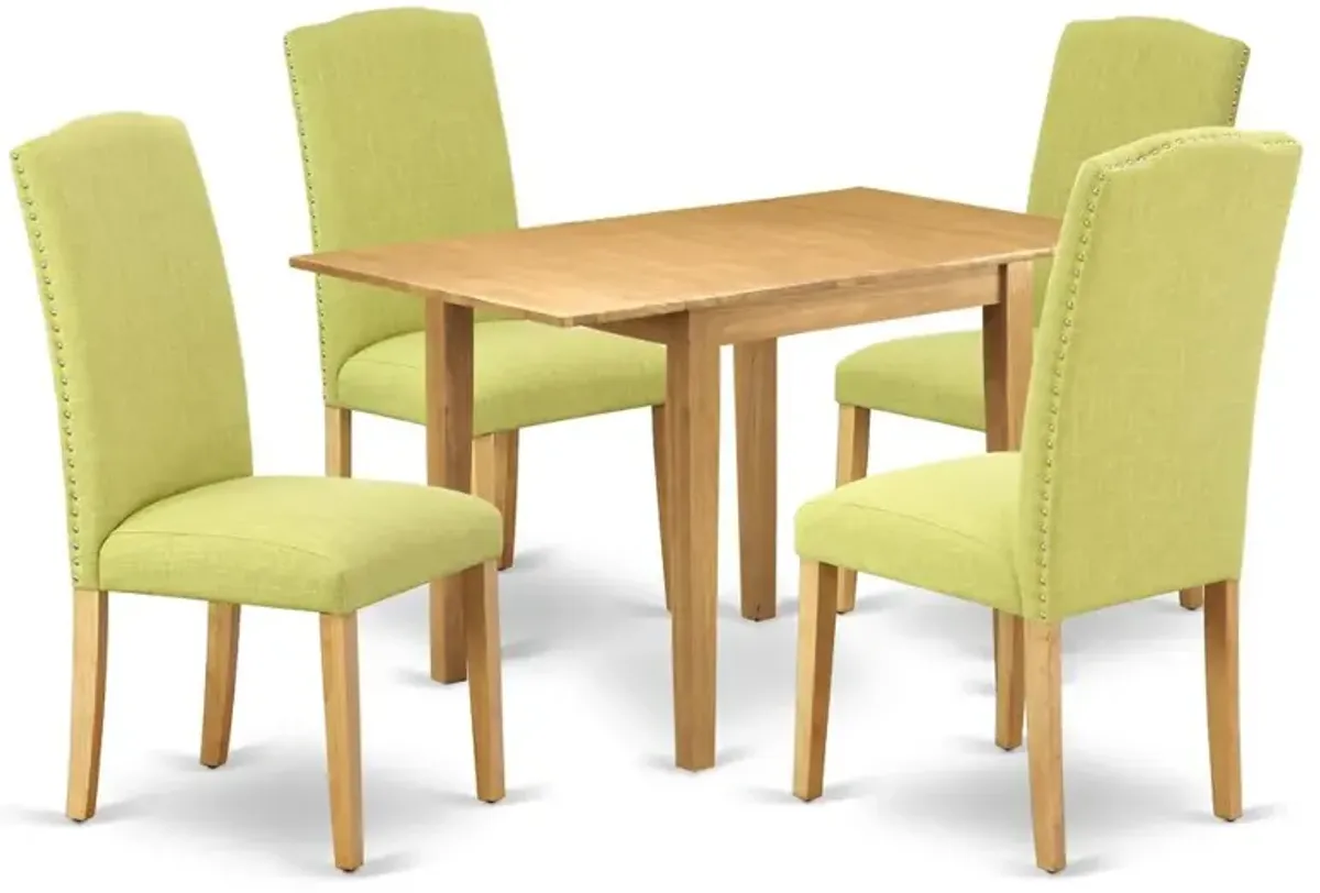Dining Room Set Oak, NDEN5-OAK-07