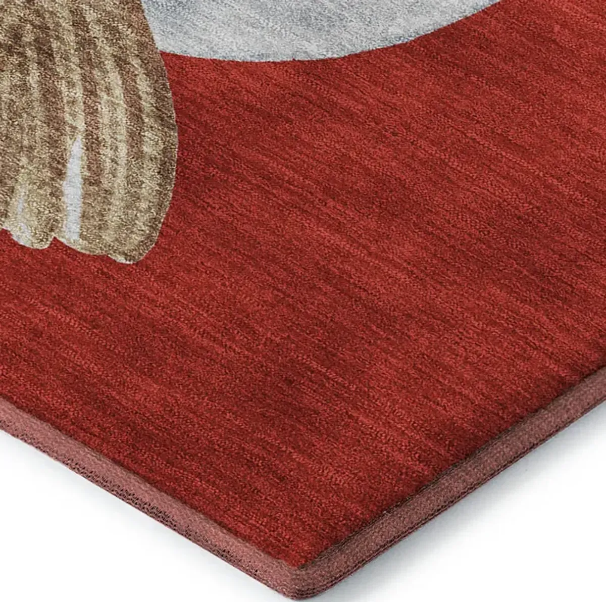 Merry & Bright MY28 Red 2'3" x 7'6" Rug