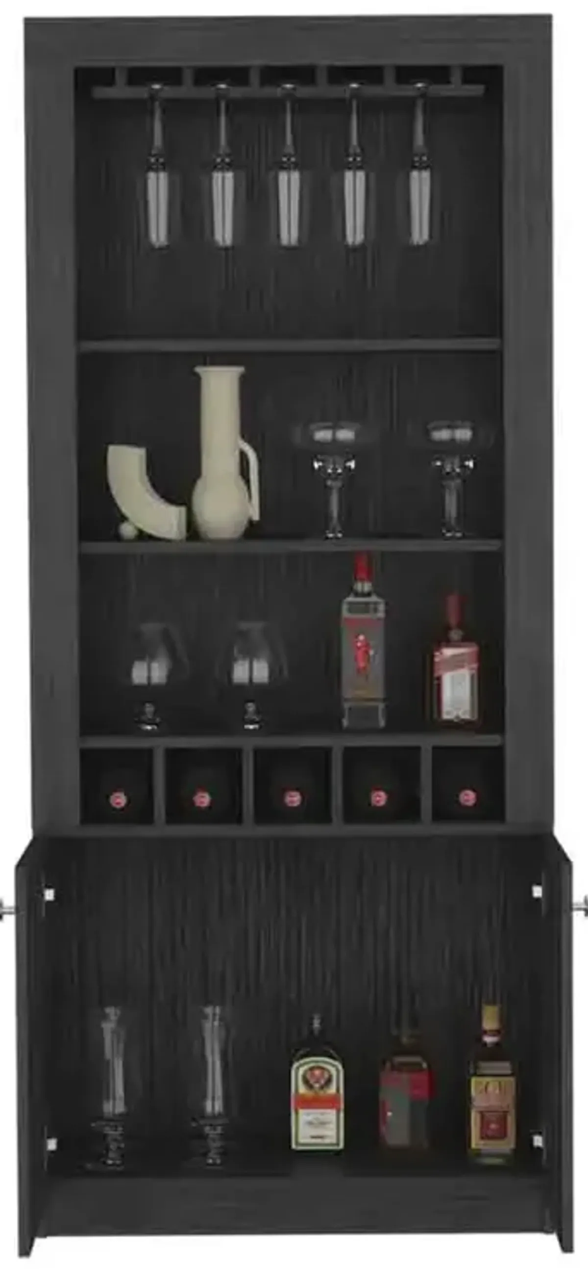 Bar Cabinet Margarita, Living Room, Smoky Oak