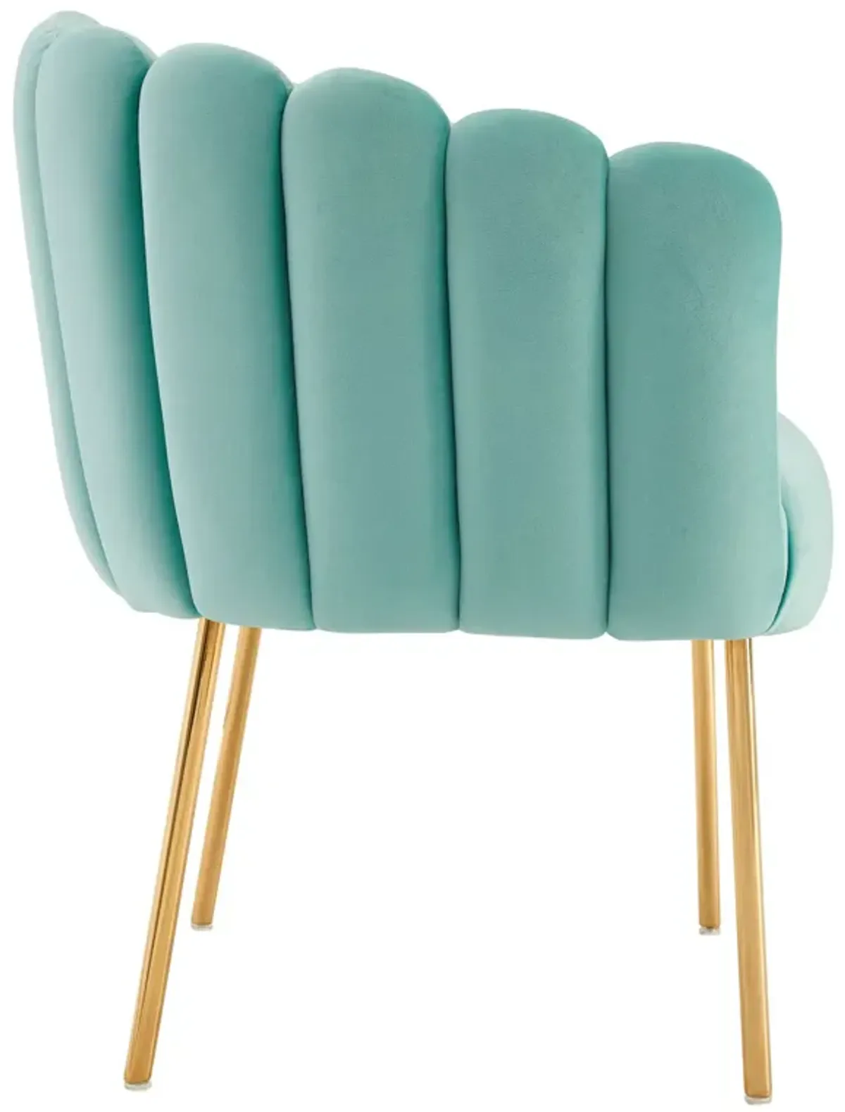 Sanna Channel Tufted Performance Velvet Armchair