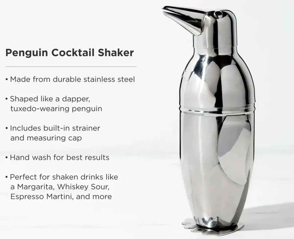 Irving Stainless Steel Penguin Cocktail Shaker