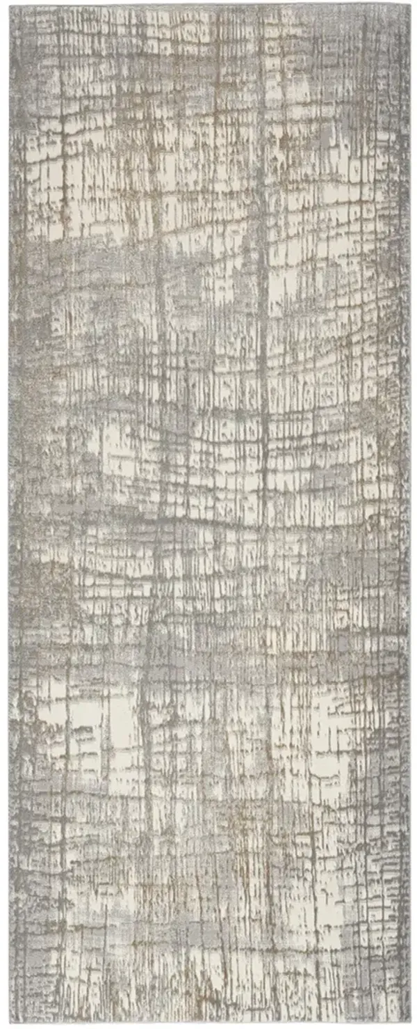 CK950 Rush CK950 Ivory/Gray 2'3" x 7'3" Rug