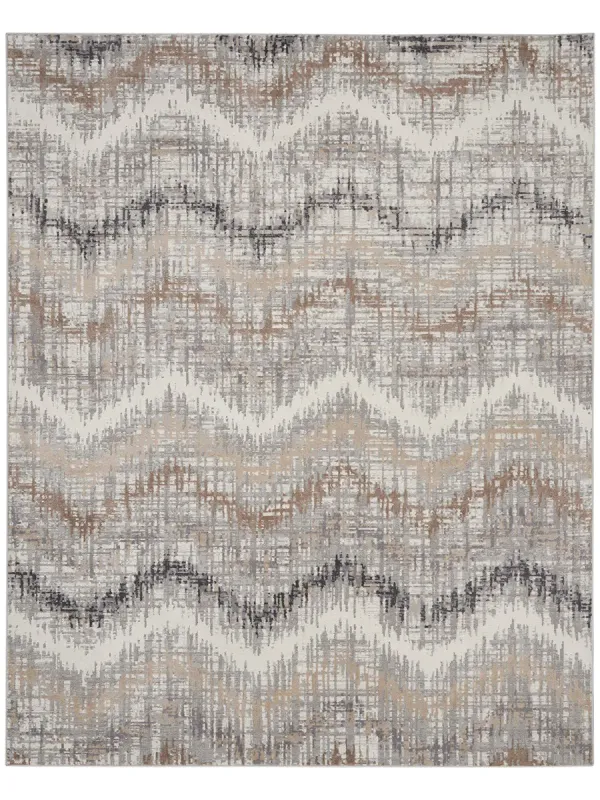 Elation ETN04 Gray/Ivory 9' x 12' Rug