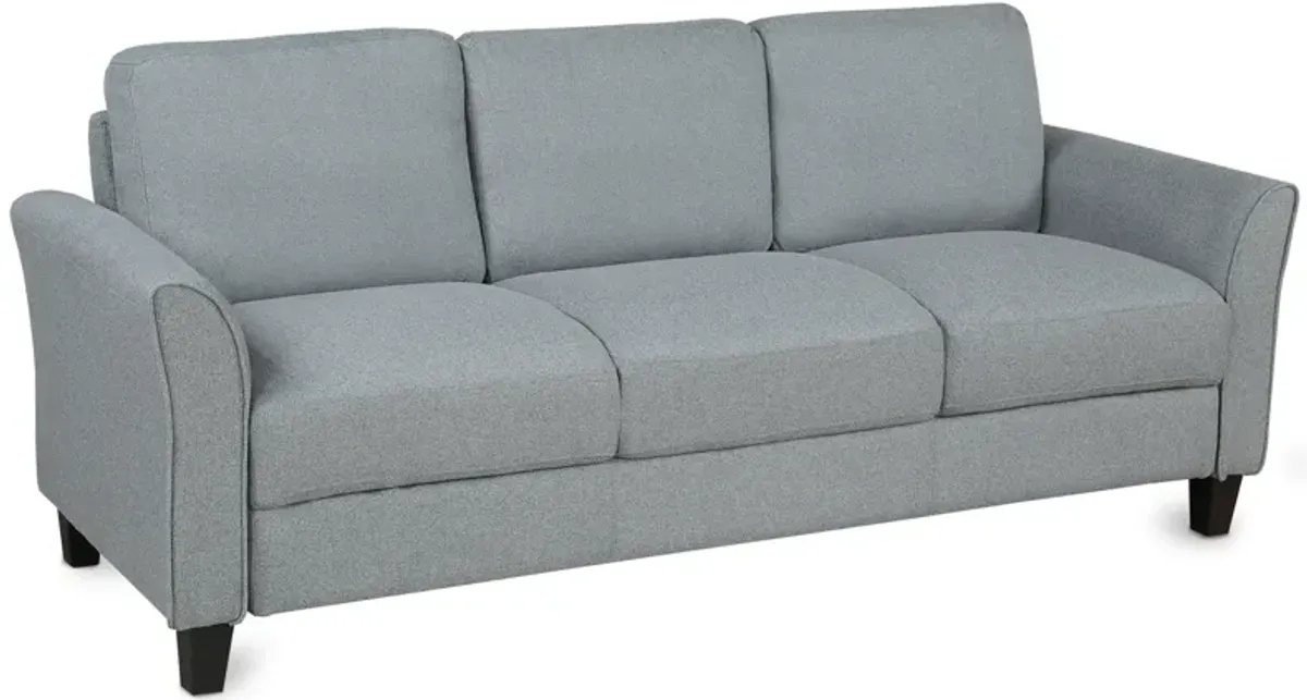 3-Seat Sofa Living Room Linen Fabric