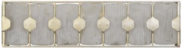 Uttermost Rene 4 Light Swirl Glass Vanity