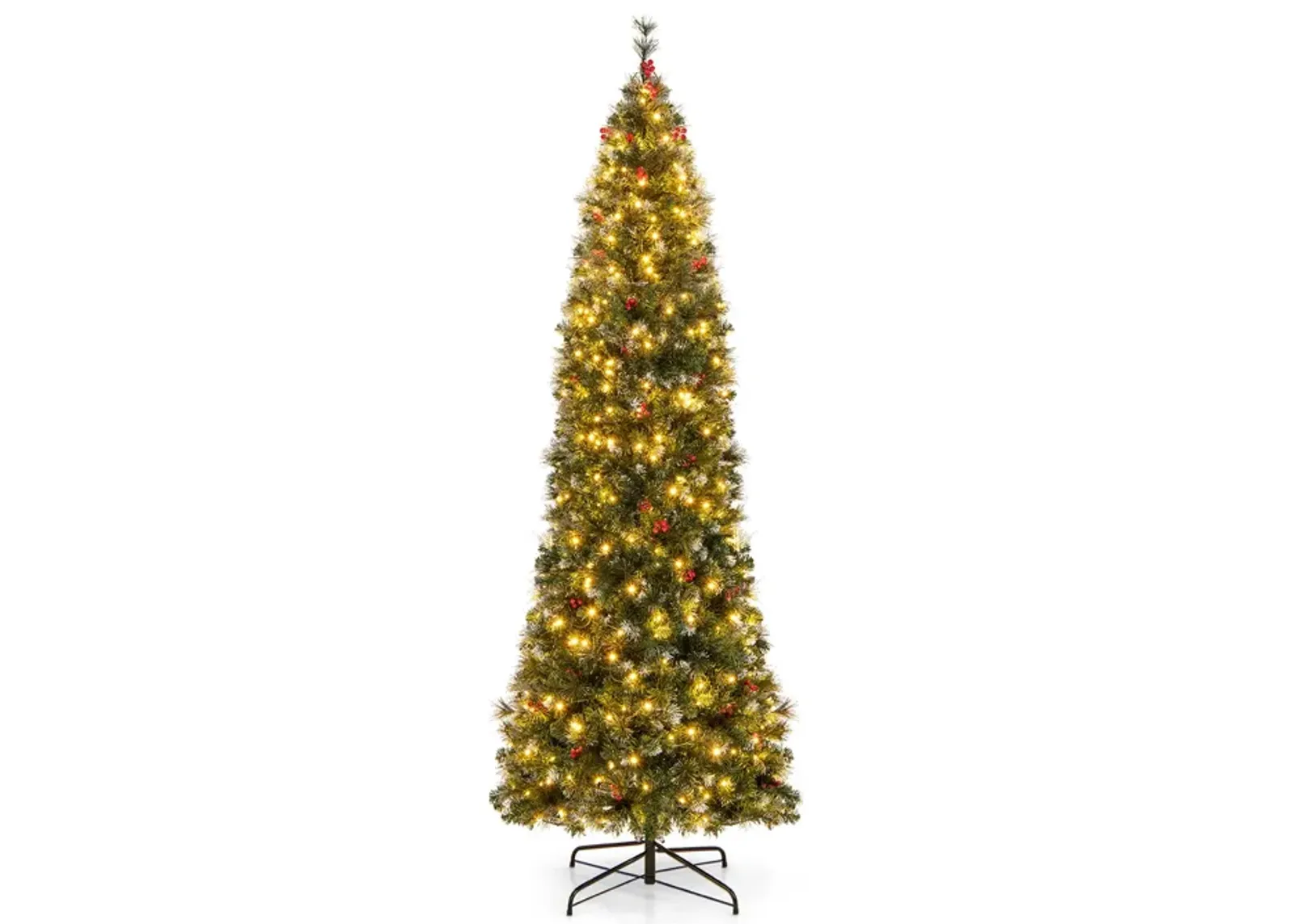 Artificial Hinged Slim Pencil Christmas Tree