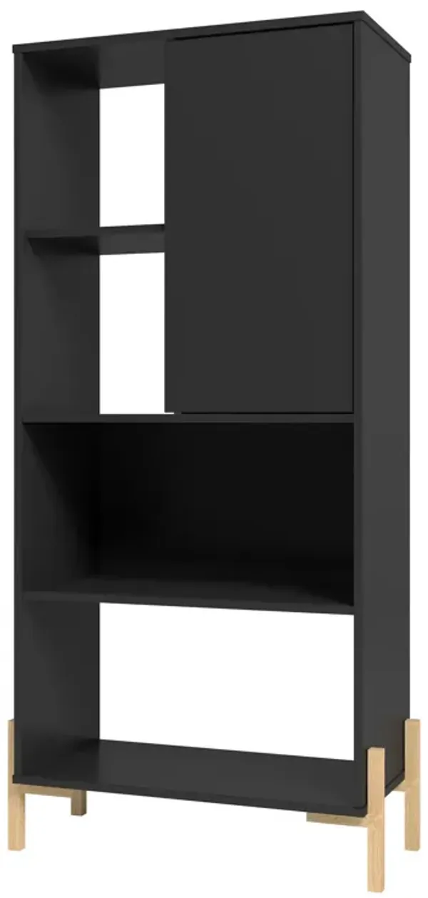 Bowery Black Bookcase