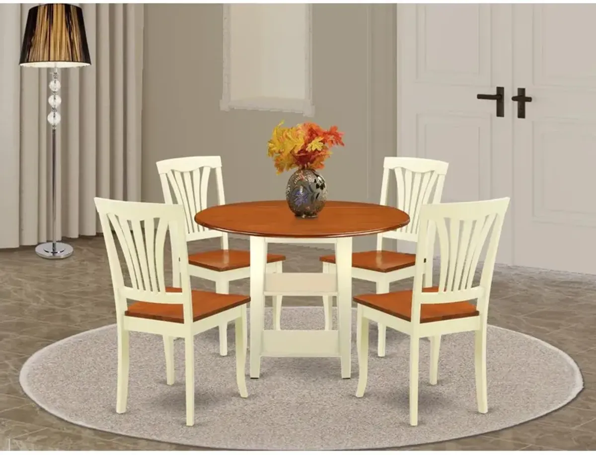 Dining Room Set Buttermilk & Cherry