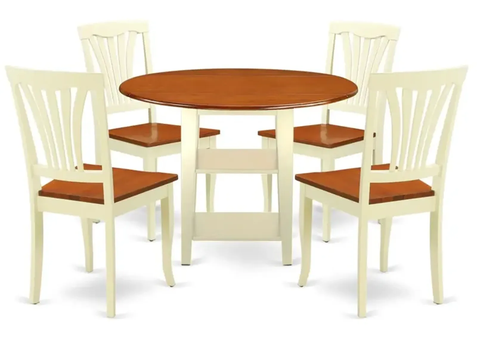 Dining Room Set Buttermilk & Cherry