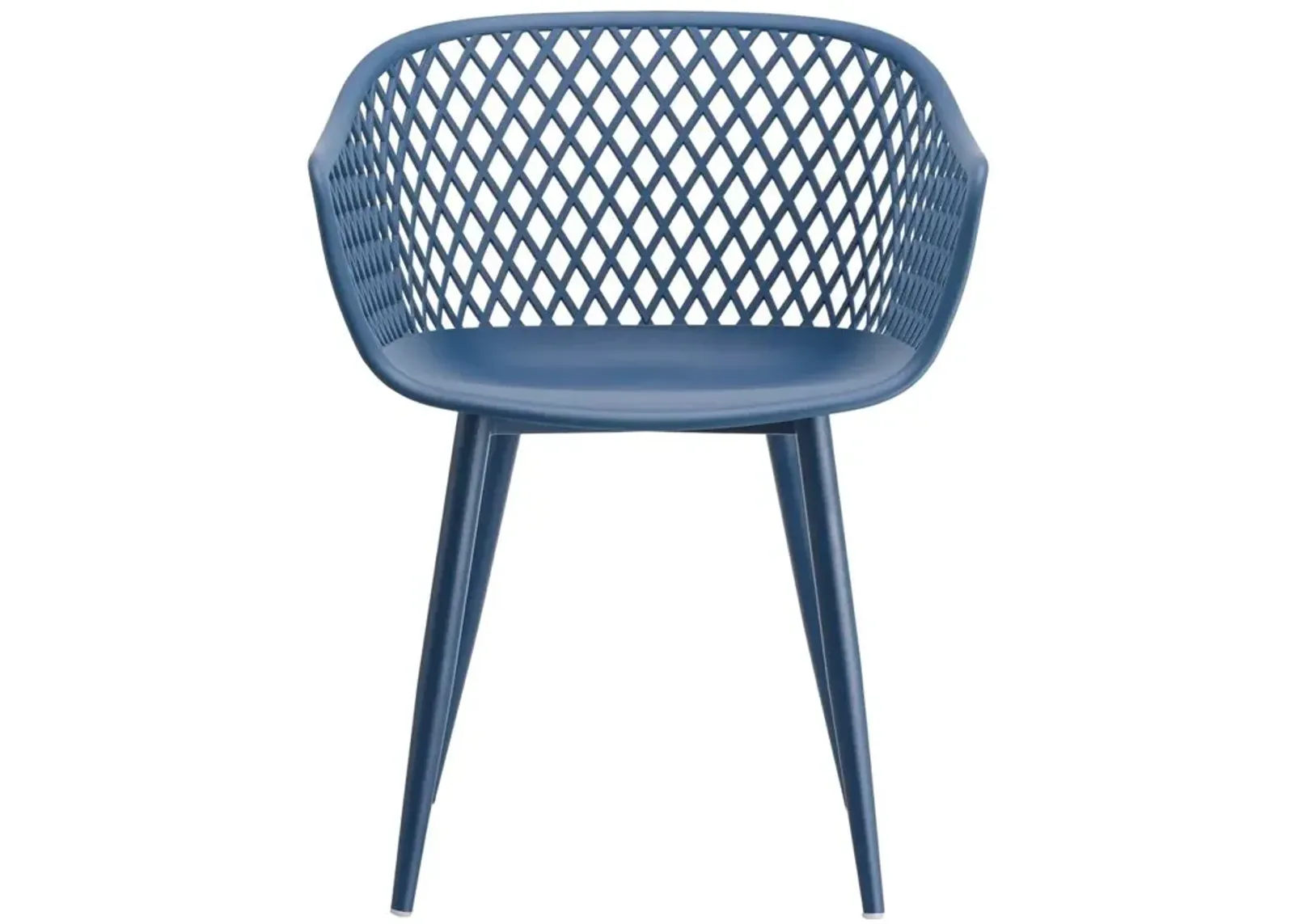 Moe's Home Collection Piazza Outdoor Chair Blue-Set Of Two