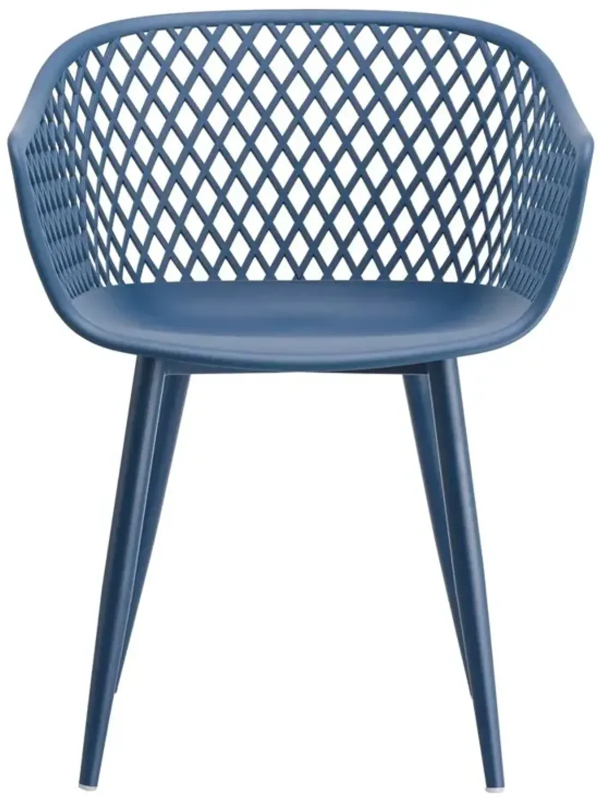 Moe's Home Collection Piazza Outdoor Chair Blue-Set Of Two