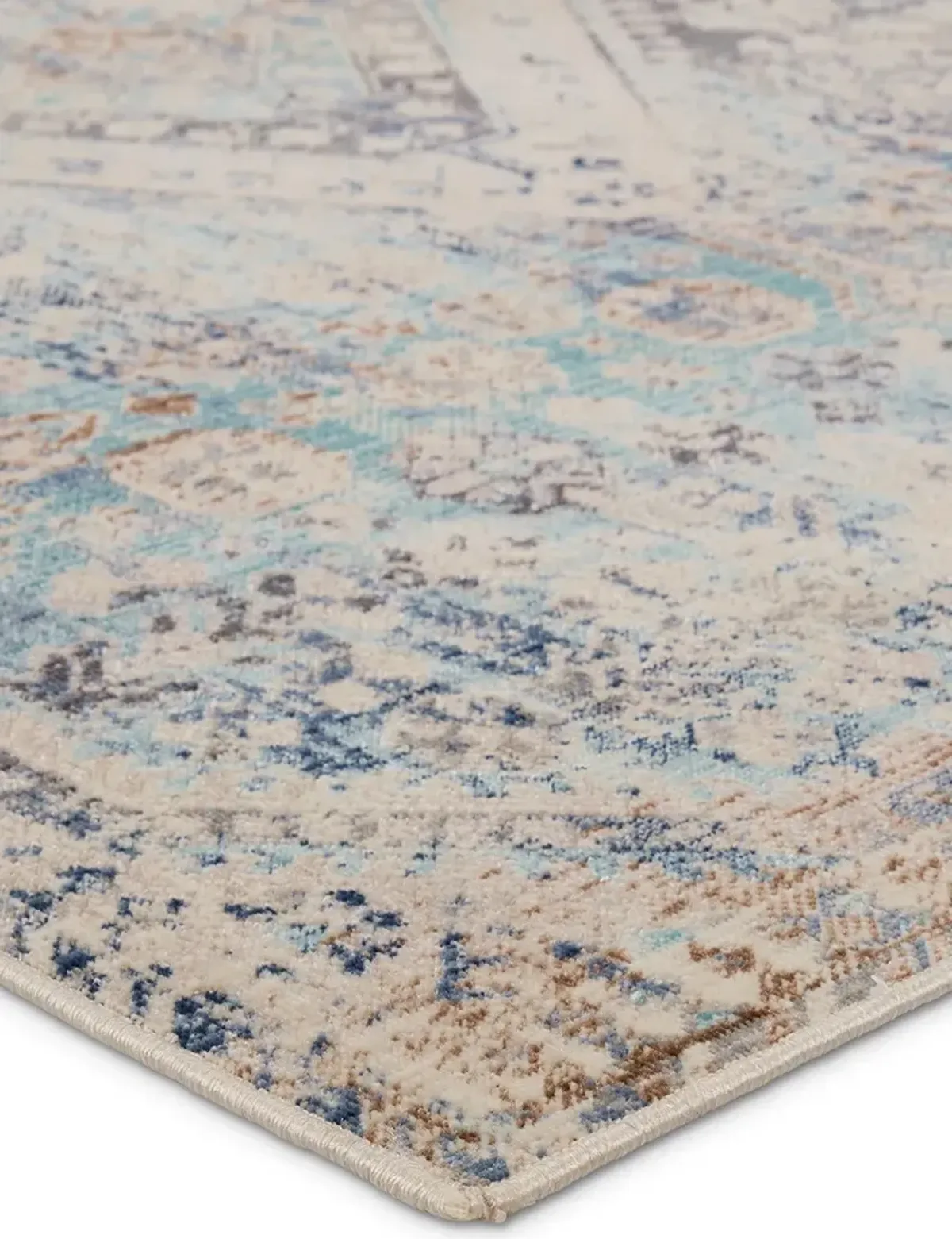 Bequest Marquess Blue 3' x 8' Runner Rug