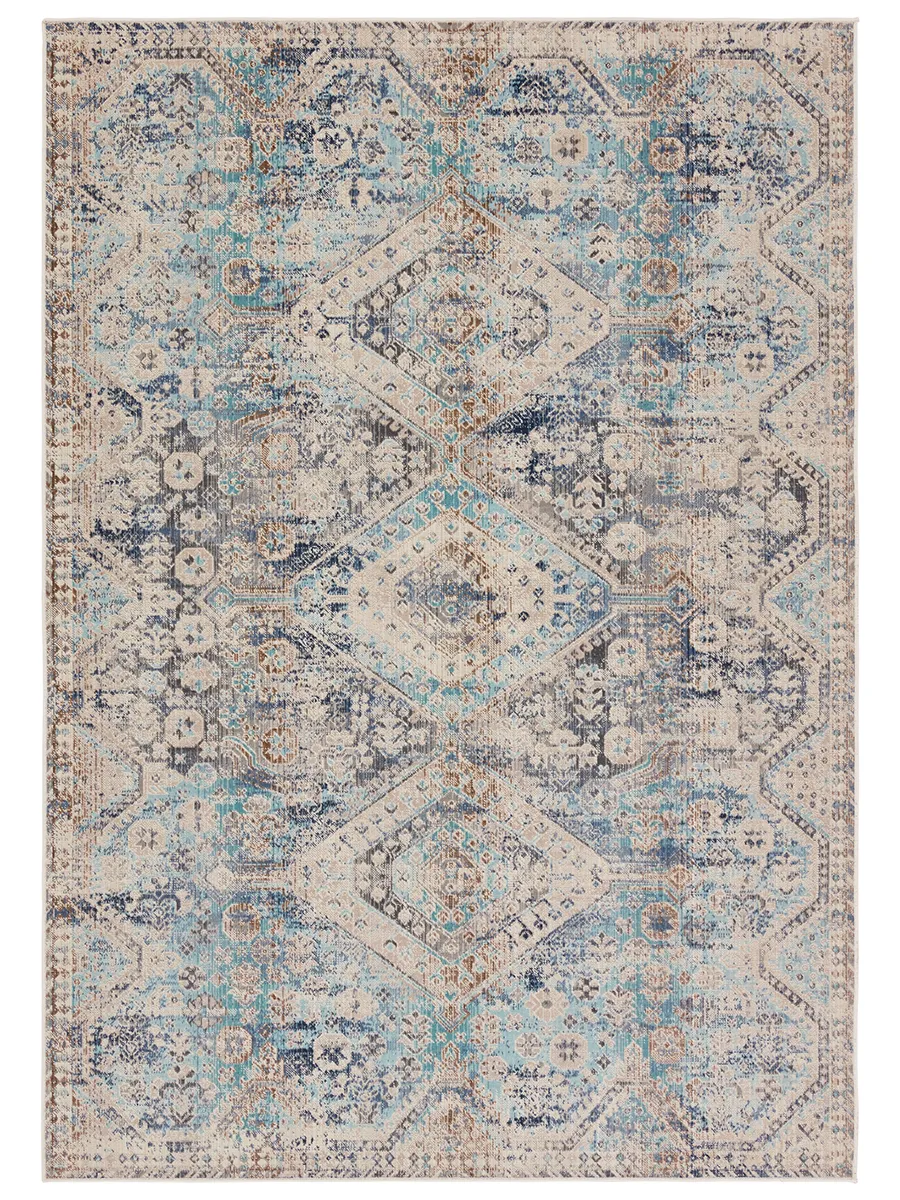 Bequest Marquess Blue 3' x 8' Runner Rug