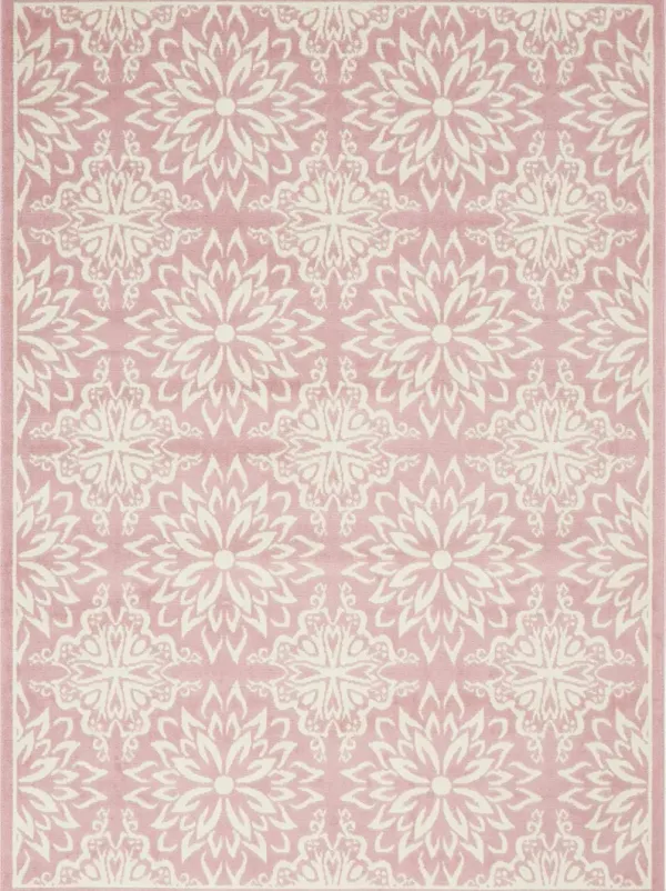 Jubilant JUB06 Ivory/Pink 4' x 6' Rug