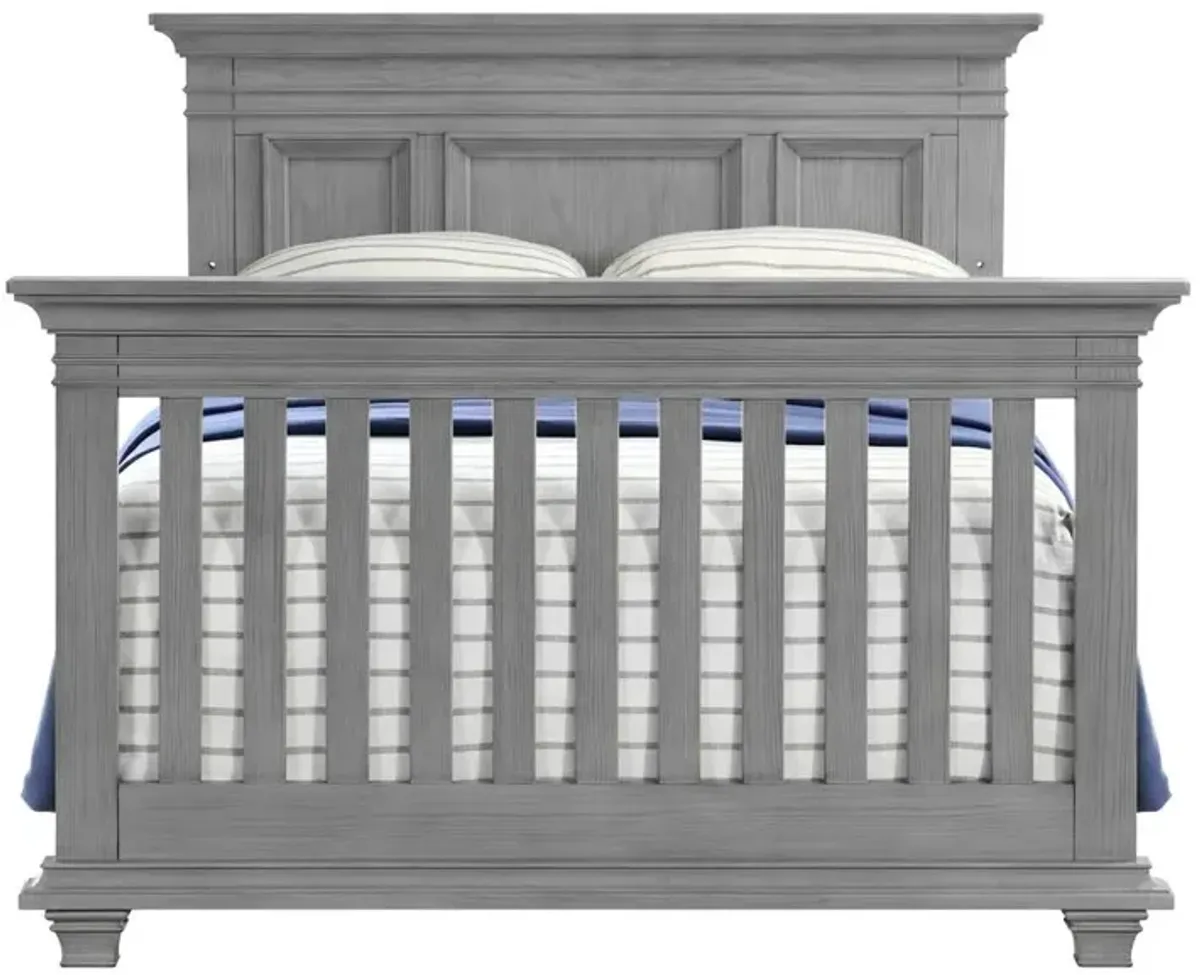 Oxford Baby Weston 4 In 1 Convertible Crib Dusk Gray