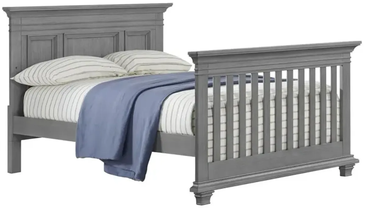 Oxford Baby Weston 4 In 1 Convertible Crib Dusk Gray