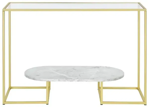 Sofa/Console Table, Gold