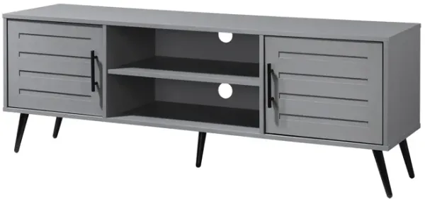 59 in. Wood TV Stand with 2 Storage Cabinets Fits TV's up to 65 in.