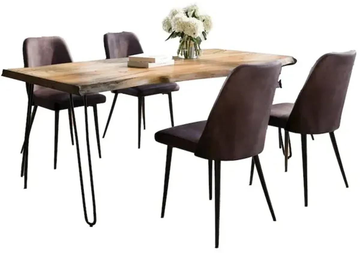 Jofran Nature's Edge Five Piece Solid Acacia Dining Set