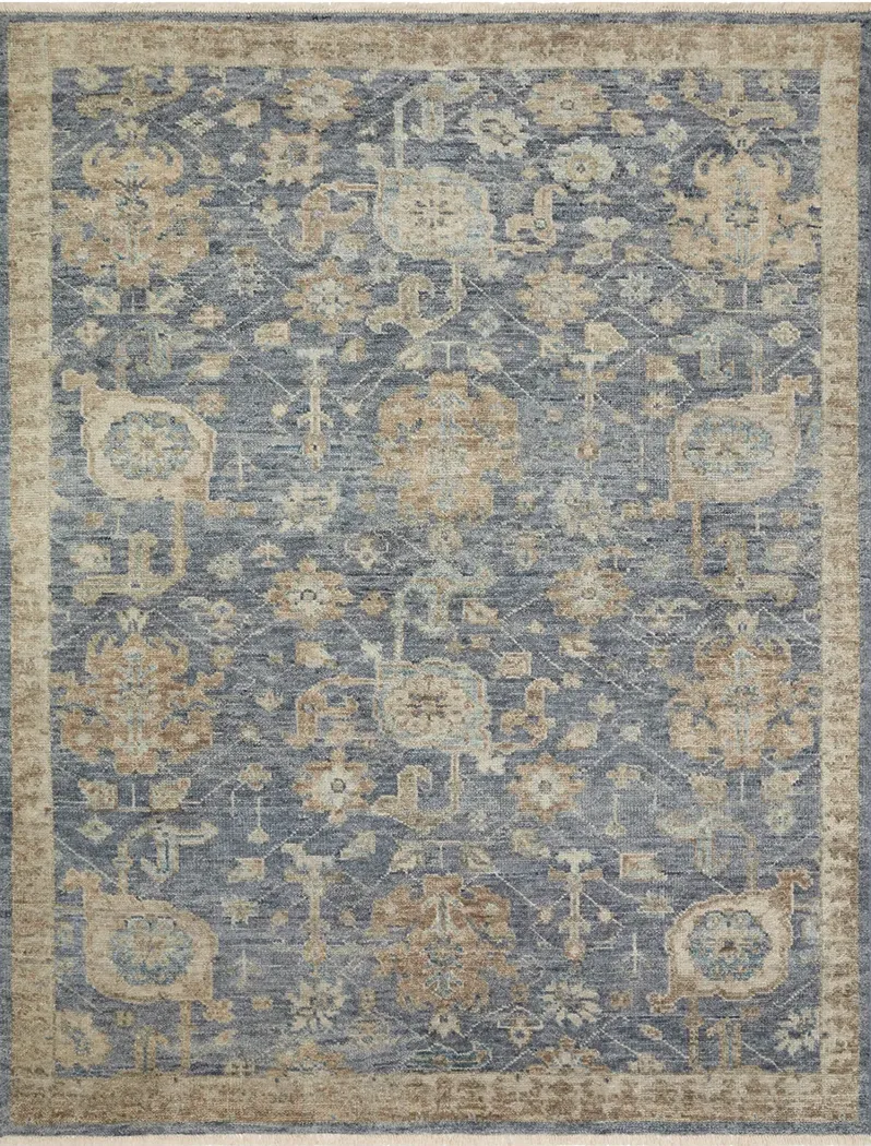 Helena HEL06 Indigo/Taupe 8'6" x 11'6" Rug